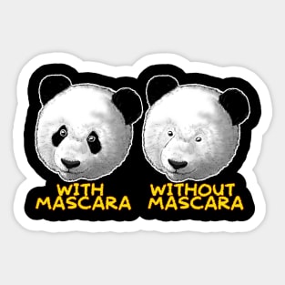 Mascara Panda Sticker